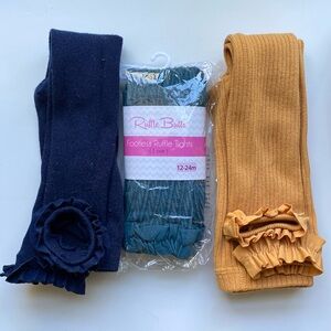 Footless Ruffle Tights